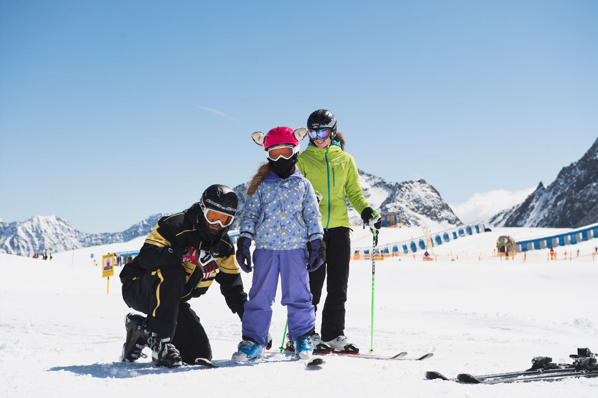 Privat Skikurs für Kinder in Neustift im Stubaital